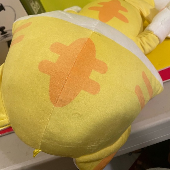 Super Mario Brothers Plush Toy Cat Yellow Suit Mario 12" Stuffed Animal Tags - Picture 2 of 11